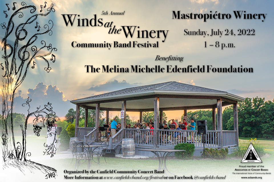Winds at the Winery - Community Band Festival - benefitting The Melina Michelle Edenfield Foundation